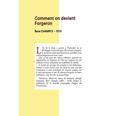Comment on devient forgeron