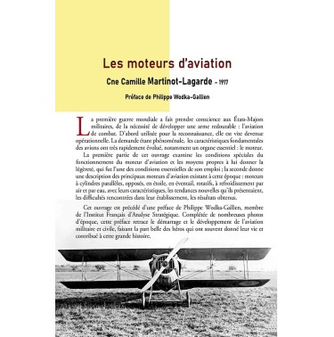 Les moteurs d'aviation