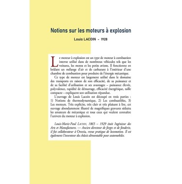 Notions sur les moteurs à explosion