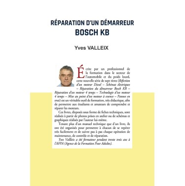 Réparation du démarreur Bosch KB