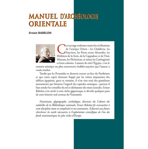 Manuel d'archéologie orientale