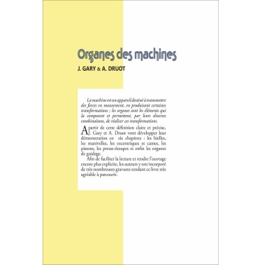 Organes de machines