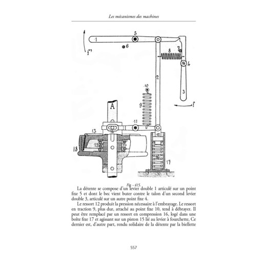Les mécanismes des machines